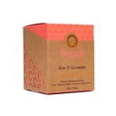 Bougie parfumée bio rose & géranium, Goodness # img_psid: 10745