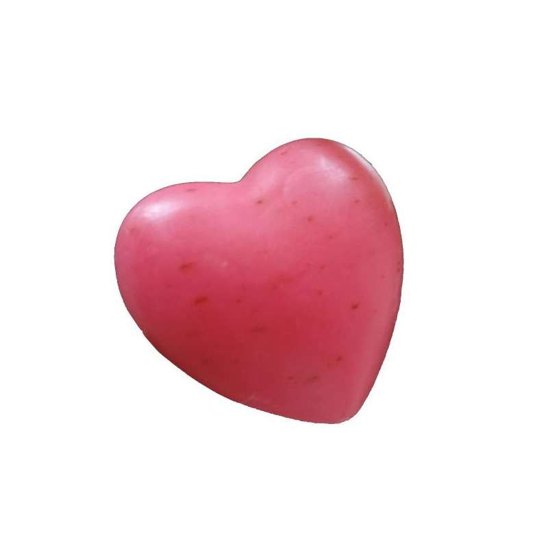 SAVON COEUR PETALES DE ROSE/LAIT BREBIS 65gr sachet papier (copie)